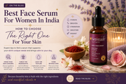 Serenade Slumber & Shine Night Face Serum with botanical ingredients in a warm, calming skincare setting, alongside tips for choosing the right face serum.
