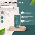 Load image into Gallery viewer, Serenade HappyFace Face Wash highlighting Orange, Neroli, Cypress and Lavender essential oils for mood uplifting aromatherapy and gentle skin cleansing