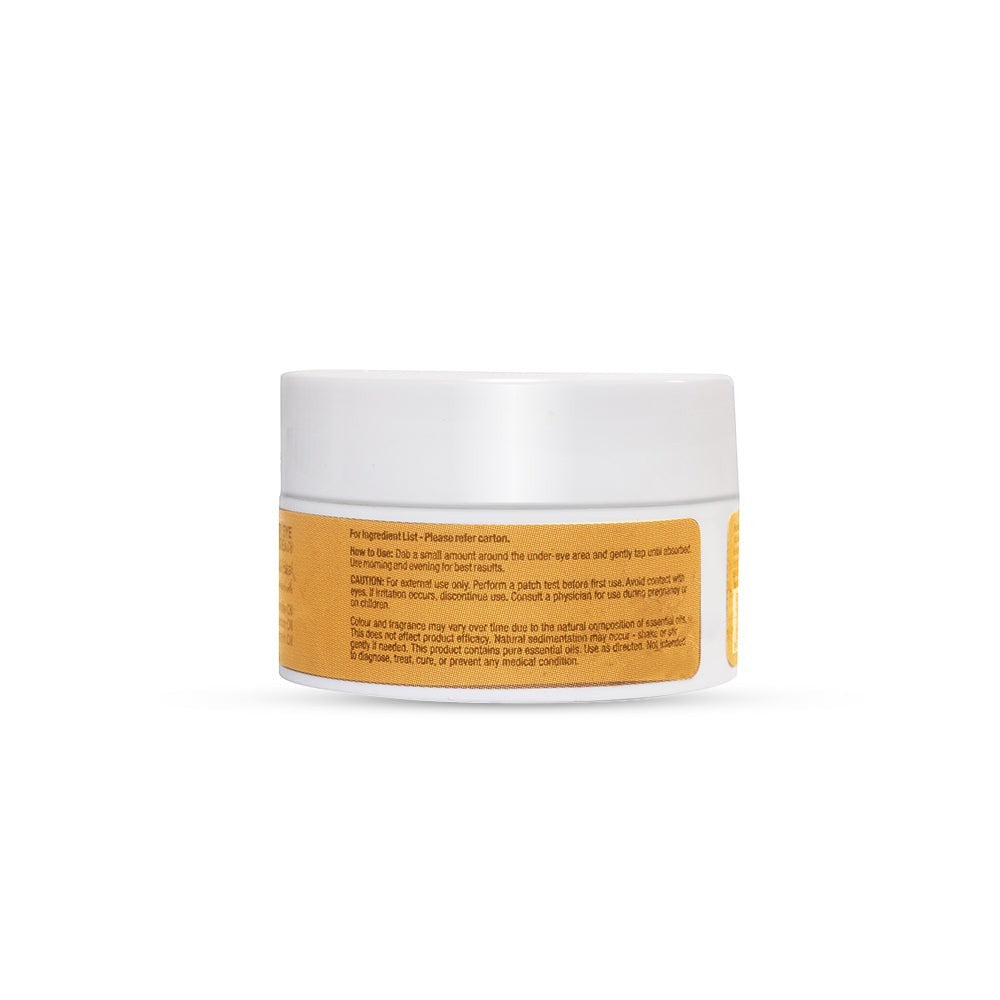 Serenade Blink & Heal Under Eye Cream jar with instructions and ingredients on label.